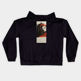 Who's that I see walking in these woods? Kids Hoodie